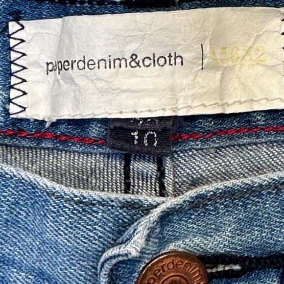 Paper Denim & Cloth Brigette Floral Pocket Stitching Flared Boho Bootcut Jeans - Picture 6 of 12